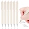 RIANCY Gel Pens 6 Pcs 05mm Black Ink Pens Fine Point Aesthetic Pens Smooth Writing Pen Cute Office School Supplies Gifts for Women Men