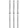 Uni-Ball UniBall UM 153 Signo Broad Point Gel Pen White Pack of 3