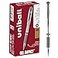 Uni-Ball uniball Signo Gel Impact Pens Bold Point 10mm Silver Metallic 12 Pack