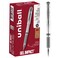 Uni-Ball uniball Signo Gel Impact Pens Bold Point 10mm Silver Metallic 12 Pack