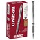 Uni-Ball uniball Signo Gel Impact Pens Bold Point 10mm Silver Metallic 12 Pack