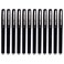BaoKe Gel Ink Pens Rollerball Pens 07mm Medium Line Box of 12 Pack PC1838 black