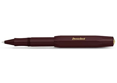 Kaweco CLASSIC SPORT Rollerball Bordeaux I GelBallpoint Pen Including 07 mm Refill I in Classic Design with Ceramic Ball 135 cm