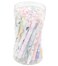 YIKANGHENG 30 Pcs Fine Point Cute Pens With a Pen Holder 05mm 30 Different Random Styles Black Ink Kawaii Gel Pens for Office Study Gift and Home Supplies 30
