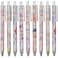 Maydahui 12 PCS Rabbits Carrots Gel Pen Cute Cartoon Pens Retractable Printing Pen Black Ink for Students Office School Supply