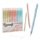RIANCY Gel Pens for Note Taking 12PCS Black Ink Fine Point Pen Black Gel Pens Quick Dry Ink 05mm Smooth Writing Pen for Home Office Art Back to School Supplies Mixed