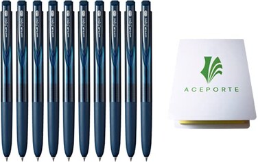Uni-Ball UniBall Signo RT1 028mm Smooth Ink Flow Gel pen Retractable Gel Ink Pen Ultra Micro Point Blue Black
