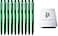 Uni-Ball UniBall Signo RT1 028mm Smooth Ink Flow Gel pen Retractable Gel Ink Pen Ultra Micro Point Green