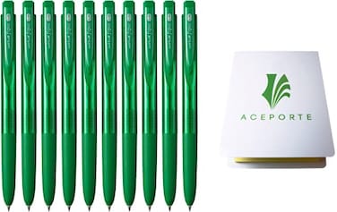 Uni-Ball UniBall Signo RT1 028mm Smooth Ink Flow Gel pen Retractable Gel Ink Pen Ultra Micro Point Green