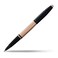 Cross Calais Brushed Rose Gold Plate and Black Lacquer Rollerball Pen HighEnd Pen for Everyday Use Professional Desk Essential Smooth Writing Durable Construction Black Ink