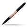 Cross Calais Brushed Rose Gold Plate and Black Lacquer Rollerball Pen HighEnd Pen for Everyday Use Professional Desk Essential Smooth Writing Durable Construction Black Ink