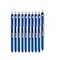 Paper Mate Inkjoy Gel Retractable Gel Ink Pens Pack of 10 Blue Medium Point