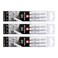 Sakura Gelly Roll White gel pens White assorted sizes 05 Fine 08 Medium 10 Bold 9 pen bundle