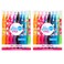 Scentco Glitter Gel Smens 2 Pack Gourmet Scented Pens Colored Glitter Gel Ink Medium Point 8 Count