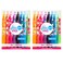 Scentco Glitter Gel Smens 2 Pack Gourmet Scented Pens Colored Glitter Gel Ink Medium Point 8 Count