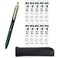 QULLITY ZEBRA SARASA GRAND Gel Ballpoint Pen 03mm Green Black 10 Refills qullity original Black slim pen case