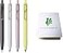 Uni-Ball UniBall one F 038mm Can be Clearly written Gel pen 4 Body Colors Set with Sticky Notes