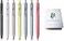 Uni-Ball UniBall one F 038mm 05mm Can be Clearly written Gel pen 7 Body Colors Set with Sticky Notes