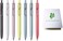 Uni-Ball UniBall one F 038mm 05mm Can be Clearly written Gel pen 7 Body Colors Set with Sticky Notes
