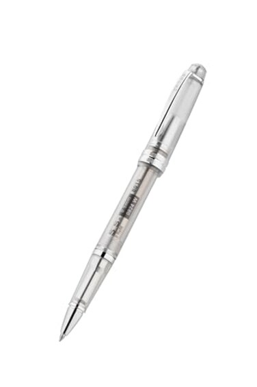 Cross Bailey Light Translucent Clear Resin Rollerball Pen Professional Pen for Effortless Writing Journaling NoteTaking More Black Ink Easy Handling Includes Gift Box
