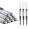 EZWORK 12 Pieces Rolling Ball Pens Quick Dry Ink 05 mm Extra Fine Point Pens Liquid Ink Pen Rollerball Pens Black