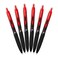 Uni-Ball UniBall 307 Retractable Gel Ink Pens Medium Point 07mm Pack of 6 Red Smudge Proof for All Day Smooth Writing Art Craft