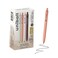 Uni-Ball uniball Zento Gel Pens Black Ink 07mm Medium Point Retractable 12 Count Smooth Writing QuickDrying No Smear No Bleed Boho Barrel Colors