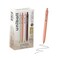 Uni-Ball uniball Zento Gel Pens Black Ink 07mm Medium Point Retractable 12 Count Smooth Writing QuickDrying No Smear No Bleed Boho Barrel Colors