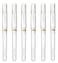 Uni-Ball UniBall Signo Broad Point Gel Impact Pen White Ink 6 pens per Pack japan import KomainuDou Original Package 2 DESIGN 1