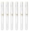 Uni-Ball UniBall Signo Broad Point Gel Impact Pen White Ink 6 pens per Pack japan import KomainuDou Original Package 2 DESIGN 1