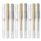 Uni-Ball UniBall Signo UM153 Broad Point Gel Impact Pen 10mm WhiteGoldSilver 3 pens eachTotal 9 pens Japan Import