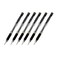 Uni-Ball UniBall Signo UM153 Gel Ink Rollerball Pen 10mm Broad Point Black Ink Pack of 6