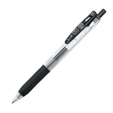 Zebra Pen 1 X Zebra Sarasa Push Clip Gel Ink Pen 05 mm Black