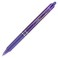 PILOT FriXion Clicker Erasable Refillable Retractable Gel Ink Pens Fine Point Purple Ink 12Pack 31455