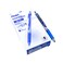 Pentel EnerGel Retractable Liquid Gel Pens Medium Point 07 mm Silver Barrel Blue Ink Pack Of 12