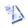 Pentel EnerGel Retractable Liquid Gel Pens Medium Point 07 mm Silver Barrel Blue Ink Pack Of 12