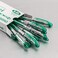 Pentel Arts Slicci 025 mm Extra Fine Gel Pen Green Ink Box of 12 BG202D