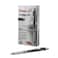 Pentel EnerGel Pearl RTX Retractable Liquid Gel Pen 07mm Medium Line Needle Tip Black Ink 12 pack BLN77PWA