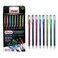 Pentel Hybrid Dual Metallic Liquid Gel Roller Pen YK1108M Pack of 8 Pens in 16 Shimmering Metallic Colours