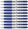 Schneider Gelion Gel Pen Refillable and Retractable Gel Ink 07 mm Transparent Barrel Blue Ink Box of 10 Pens 101003