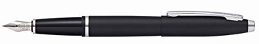 Cross Calais Refillable Fountain Pen Medium Nib Includes Premium Gift Box Matte Black