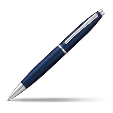 Cross Calais Refillable Ballpoint Pen Medium Ballpen Includes Premium Gift Box Matte Metallic Blue