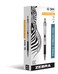 Zebra Pen G301 Retractable Gel Pen 07mm Medium Point Stainless Steel Barrel Textured Grip Easy Glide Ink Provides a Smooth and Skipless Writing Experience Black Ink 12Pack 41310