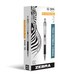 Zebra Pen G301 Retractable Gel Pen 07mm Medium Point Stainless Steel Barrel Textured Grip Easy Glide Ink Provides a Smooth and Skipless Writing Experience Black Ink 12Pack 41310