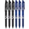 PILOT FriXion Ball 07mm Erasable Gel Pens Fine Point 3 Black Pens 3 Blue Pens 6 PACK