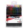 Pentel EnerGel Kuro Liquid Gel Pen 07mm Medium line Assorted Ink 24pk