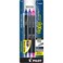PILOT Frixion Point Synergy Clicker Retractable Erasable Gel Ink Pens 05mm Extra Fine Point Assorted Colors 3pack