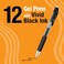 BIC Gelocity Pro Retractable Gel Pen with 07 mm Medium Point 12Count in Black Ink for Smooth Writing