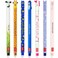 Legami Set of 7 Erasable Gel Pens with Thermosensitive Erase Ink Range of ink colours barrel designs 07mm Tip Animal Designs