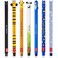 LEGAMI Set of 7 Erasable Gel Pens with Thermosensitive Erase Ink Range of ink colours barrel designs 07mm Tip Cat Bee Corgi Giraffe Panda Shark Hippo Designs